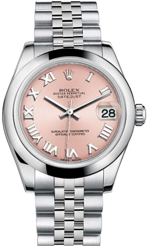 rolex datejust ladies watch model 178240-pink-rom|rolex datejust 178240.